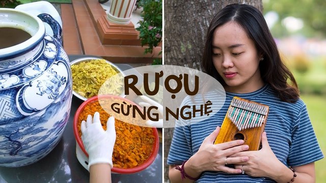 Nguyên liệu cần chuẩn bị để ngâm rượu nghệ cho gà chọi